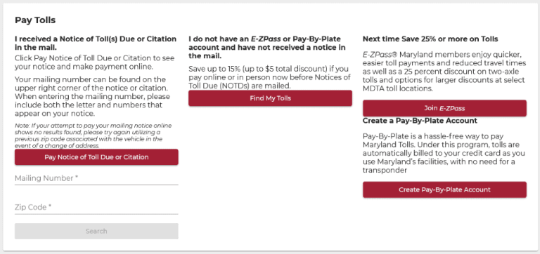 How To Pay A Ticket In Md